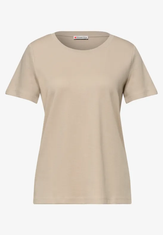 T-shirt de base timeless beige