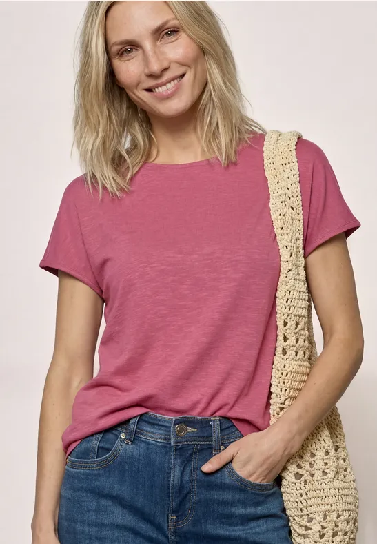 T-shirt de base dark clouded blush