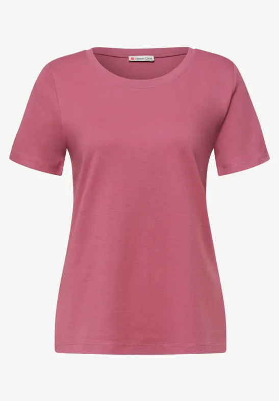 T-shirt de base dark clouded blush