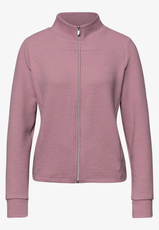 Veste à manches longues avec Turtle Neck clouded blush