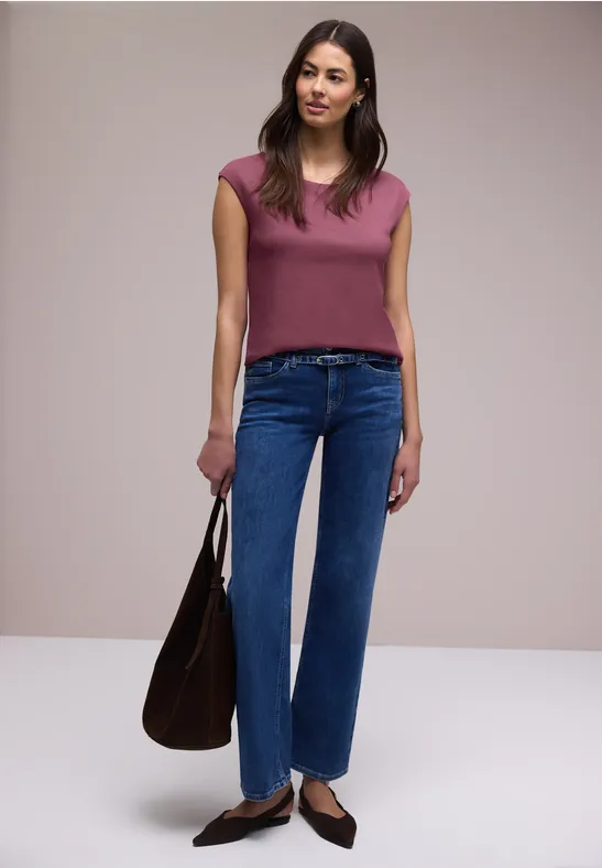 Basic shirt dark clouded blush