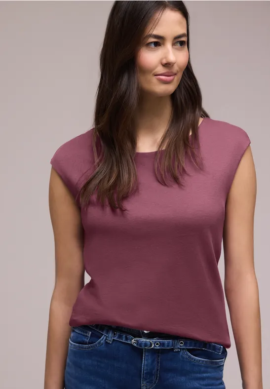 Basic shirt dark clouded blush
