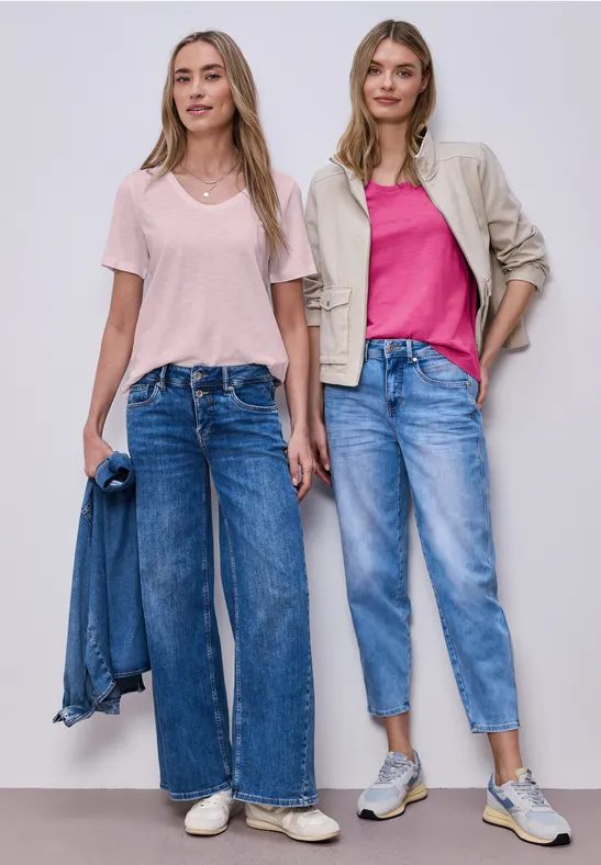 T-shirts basiques en pack de 2 magenta dream/minimal rose