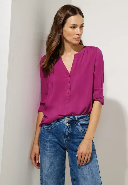 Bluse im Tunikastyle magenta pink