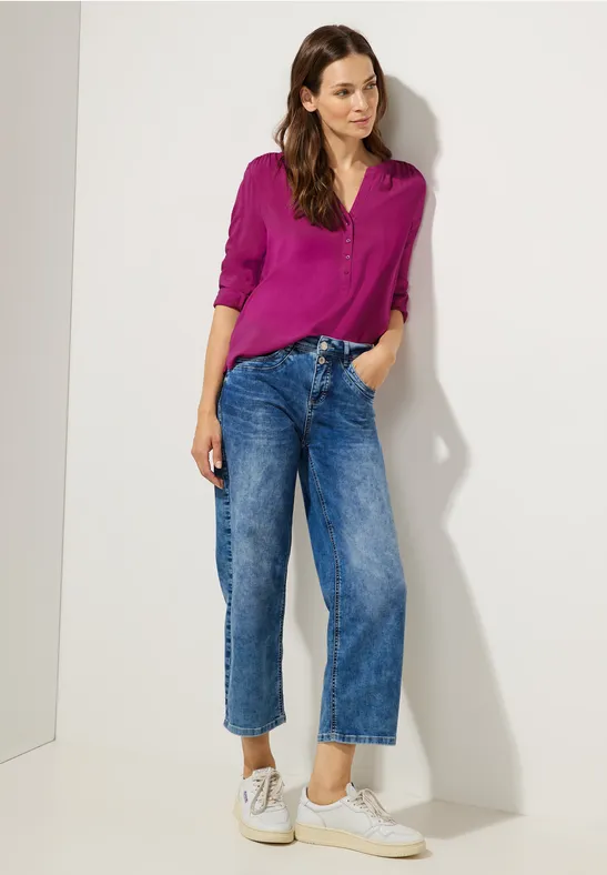 Bluse im Tunikastyle magenta pink