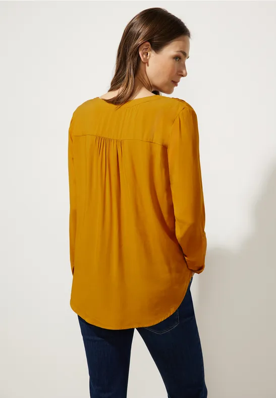 Bluse im Tunikastyle tanned yellow