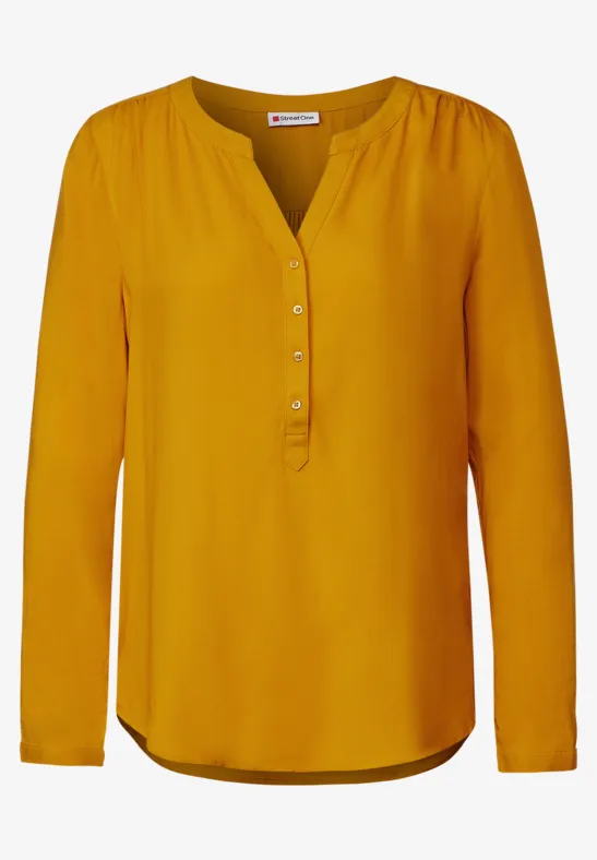 Bluse im Tunikastyle tanned yellow
