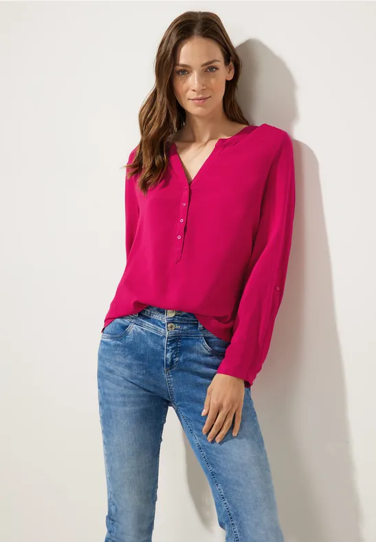 Bluse im Tunikastyle carmine red