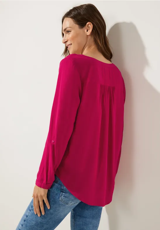 Bluse im Tunikastyle carmine red