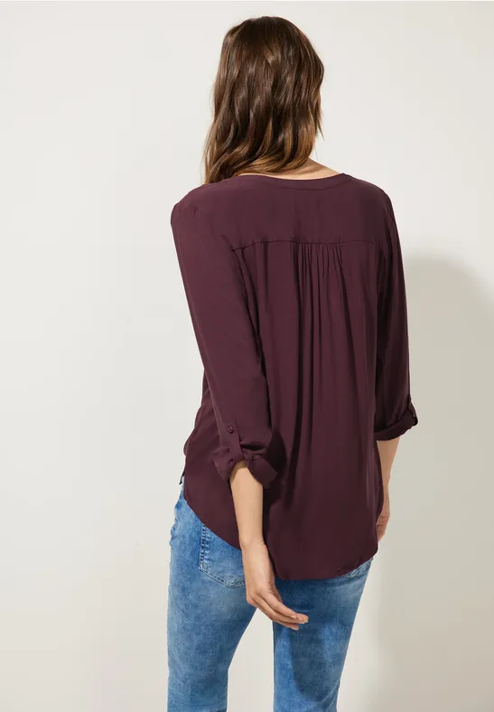 Bluse im Tunikastyle purple brown