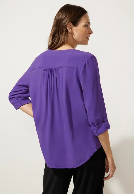 Bluse im Tunikastyle lupine purple