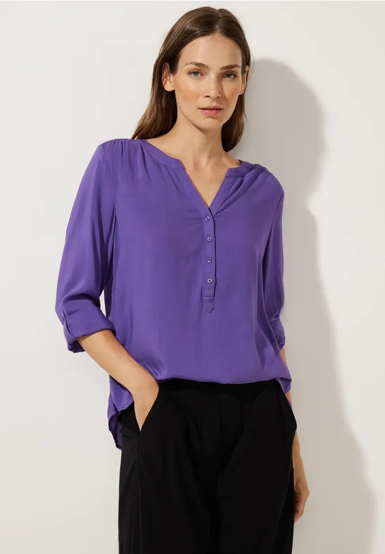 Bluse im Tunikastyle lupine purple
