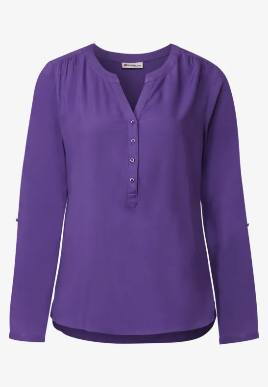 Bluse im Tunikastyle lupine purple