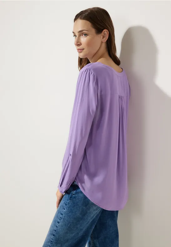 Bluse im Tunikastyle lupine lilac