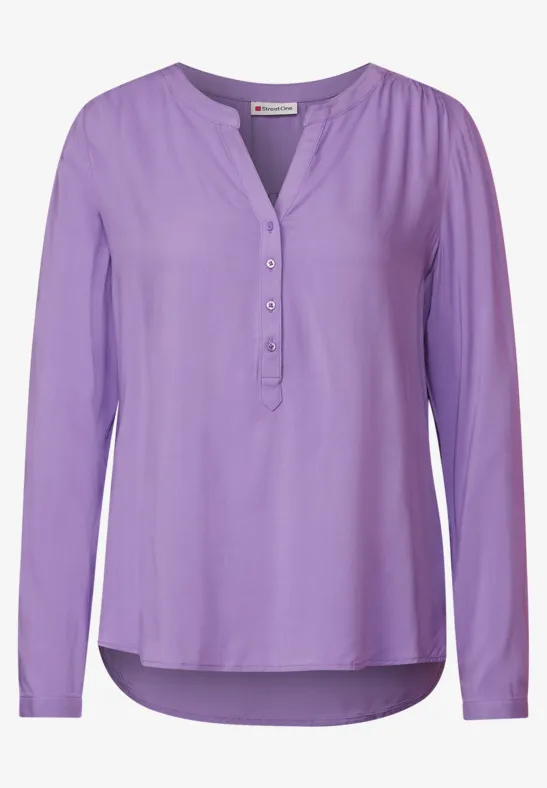 Bluse im Tunikastyle lupine lilac