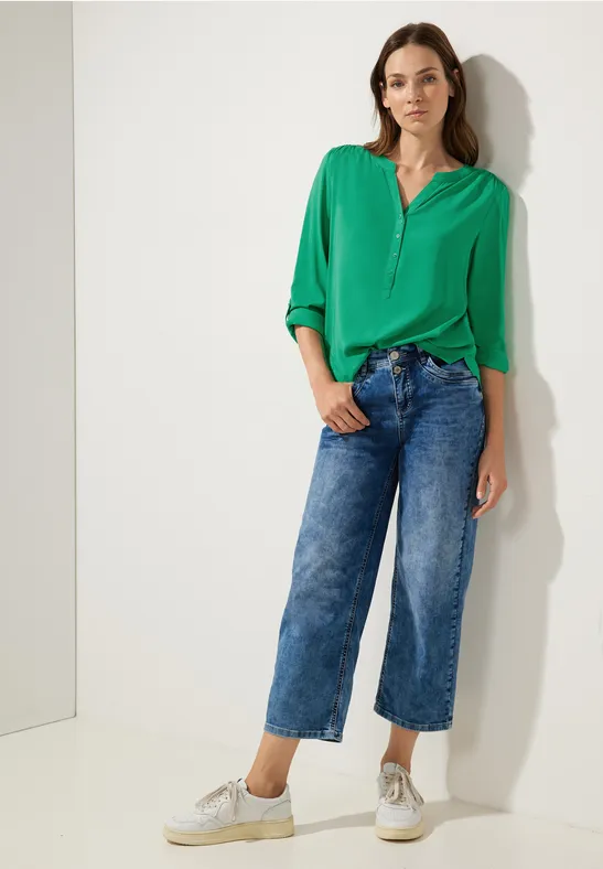 Bluse im Tunikastyle dark cameo green