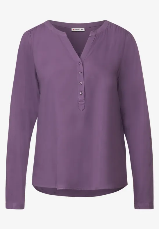 Bluse im Tunikastyle dark dull lilac
