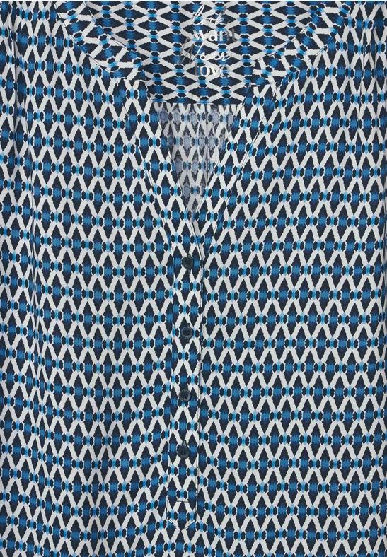 Bluse mit 3/4 Ärmel deep blue