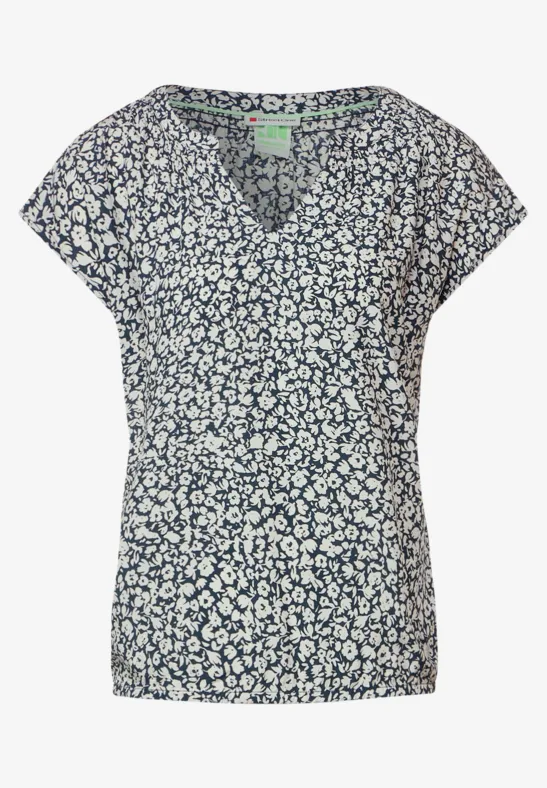 Blusenshirt mit Print cool vintage green