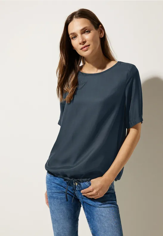 Viskose Blusenshirt cool vintage green