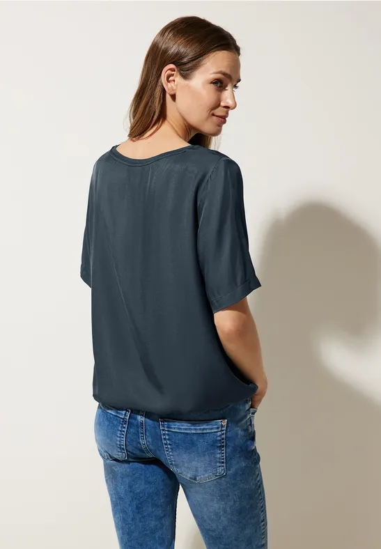 Viskose Blusenshirt cool vintage green