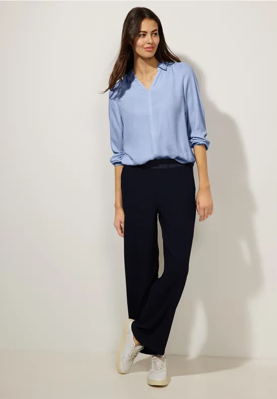 Bluse mit Gummibund original blue