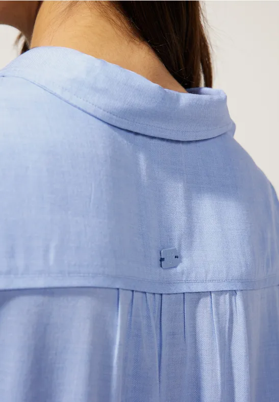 Bluse mit Gummibund original blue