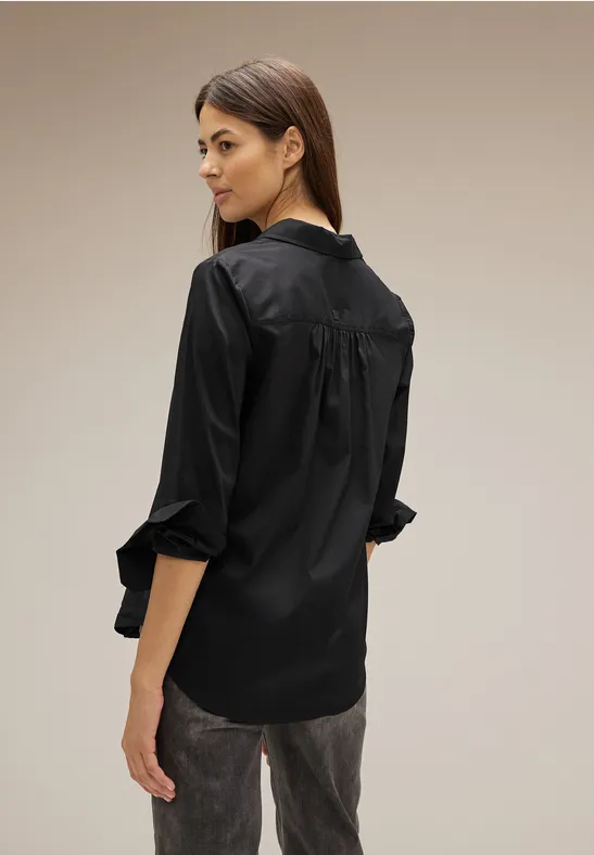 Office Longbluse Black