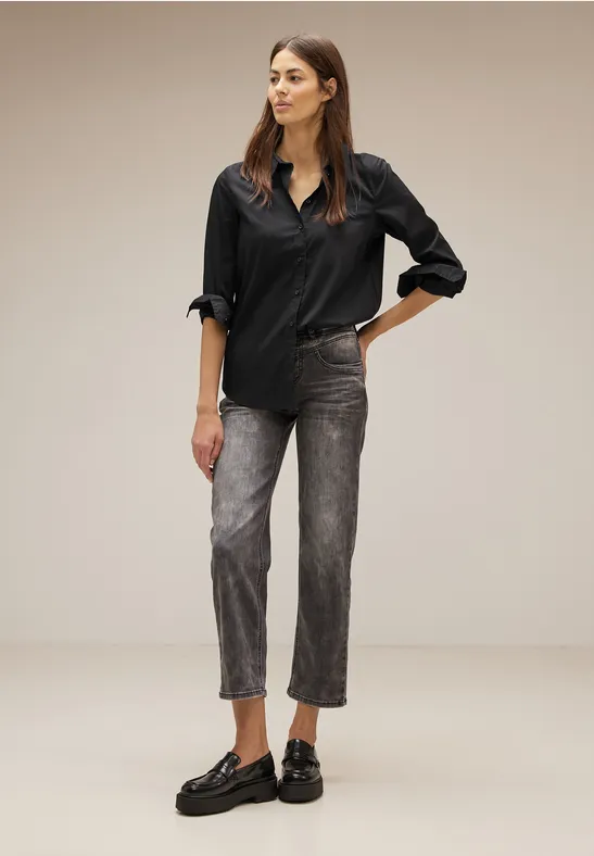 Office Longbluse Black