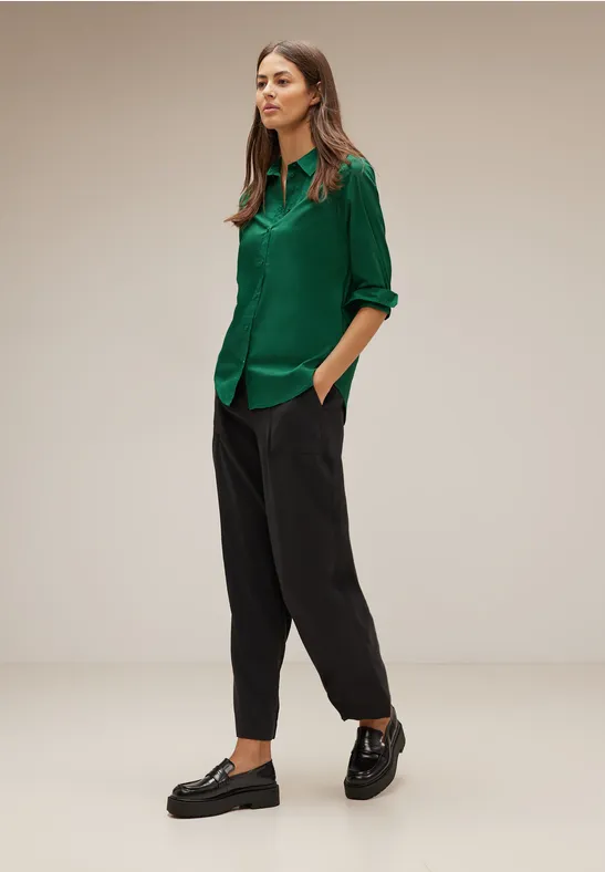 Office Longbluse gentle green