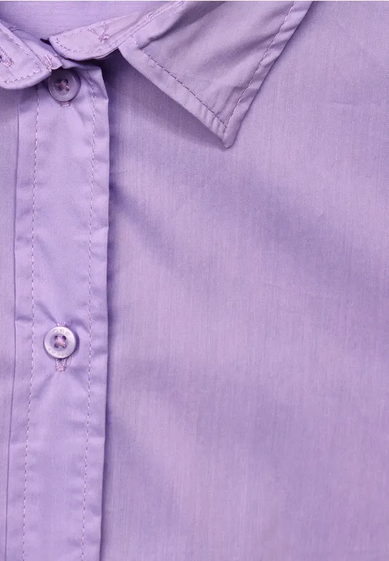 Office Longbluse soft pure lilac