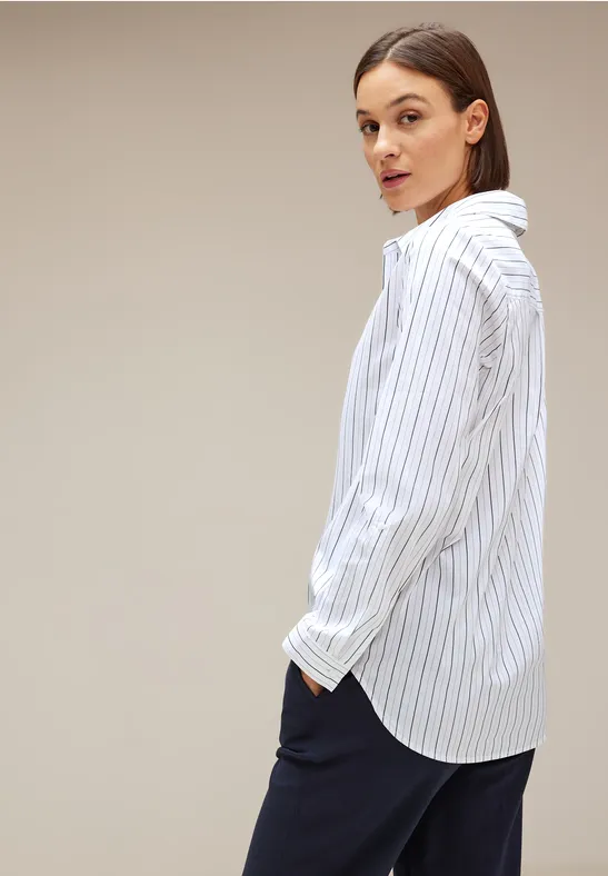 Business Longbluse White