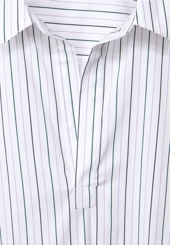 Business Longbluse White