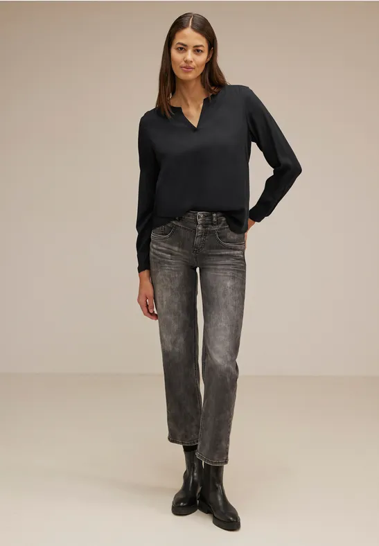 Viskosebluse Black