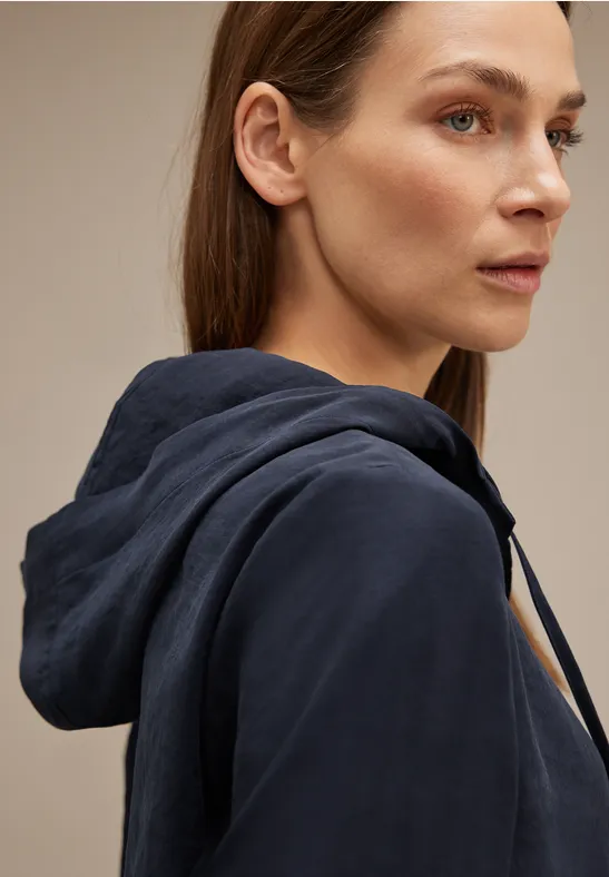 Hoodie Bluse deep blue