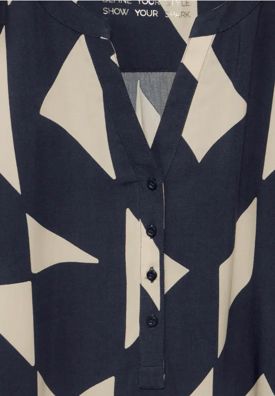 Blouse de base à motifs night sky blue