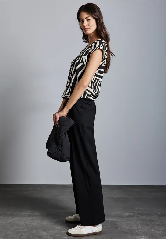 Blouse imprimée Black