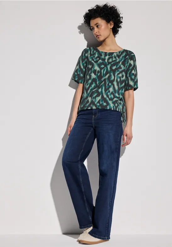 Blouse avec imprimé hunter green