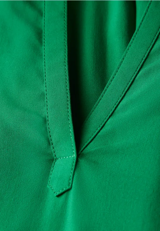 Blouse en couleur unie glowing green