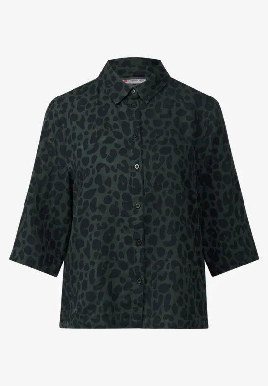 Chemisier à motifs mid green