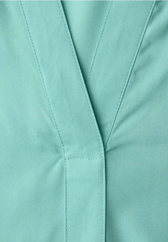 Split Neck Tunika misty mint