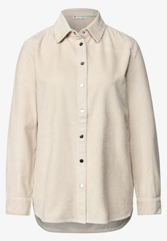 Koord lange blouse malted beige