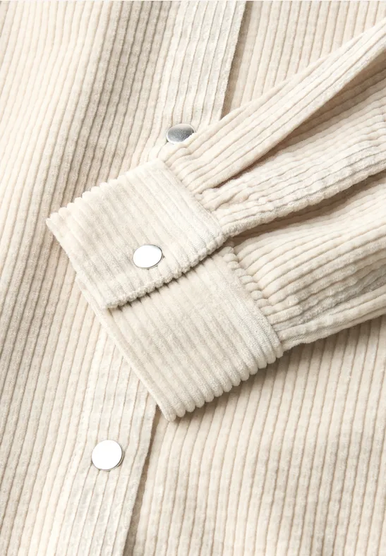 Koord lange blouse malted beige
