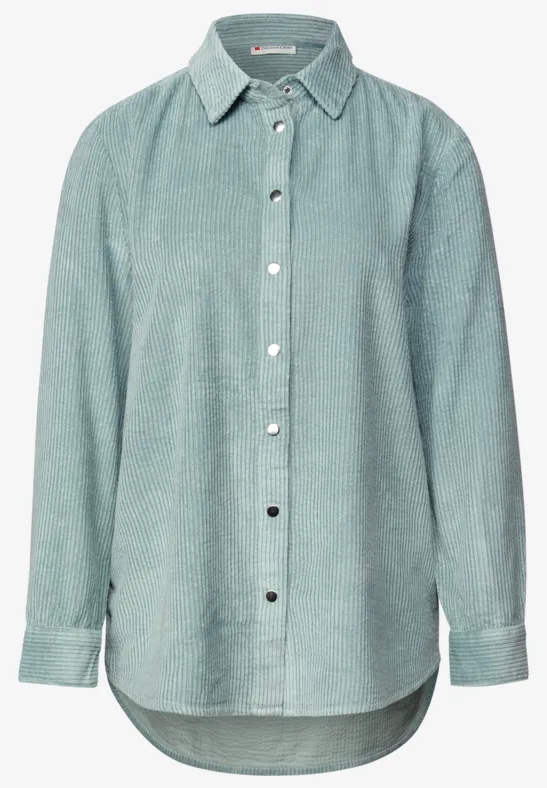 Koord lange blouse arona blue