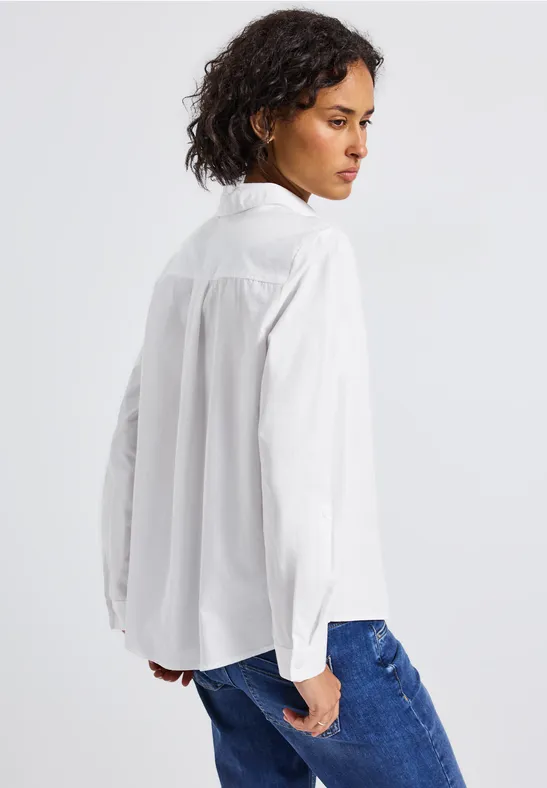 Business Bluse White