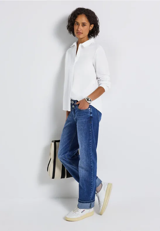 Business Bluse White