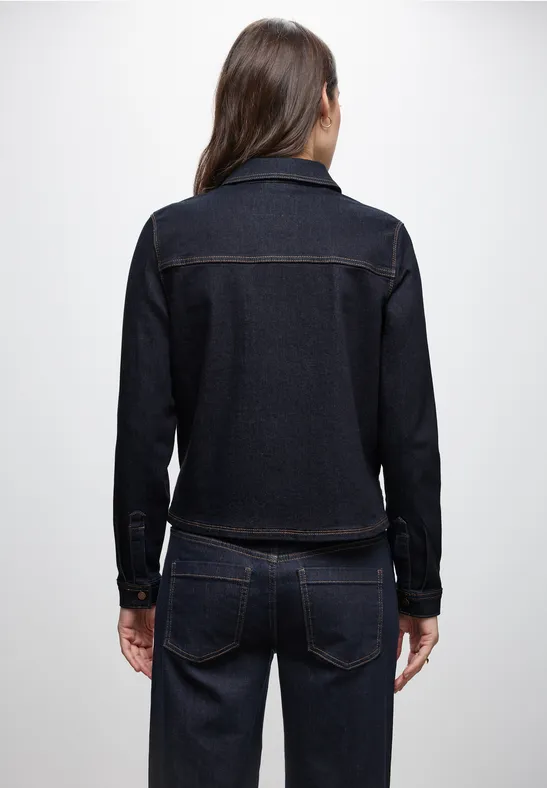 Rinsed Jeansbluse Rinse Blue washed