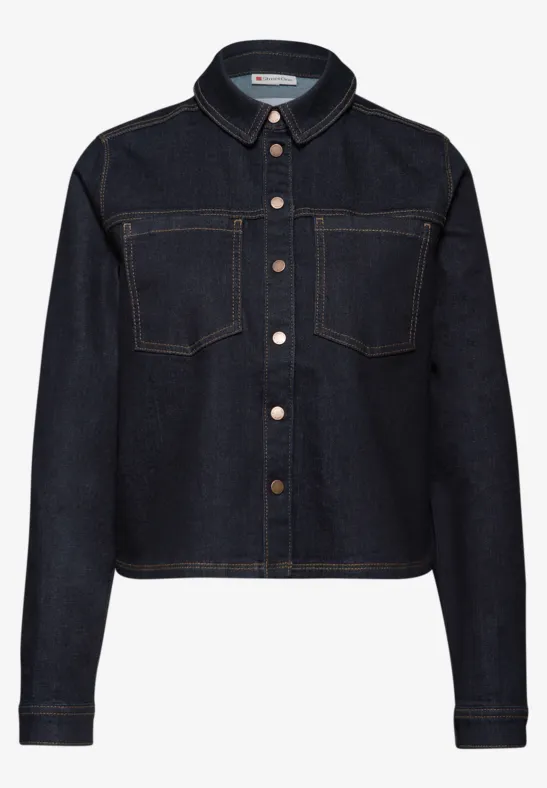 Rinsed Jeansbluse Rinse Blue washed