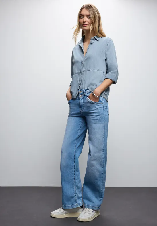 Denim blouse null