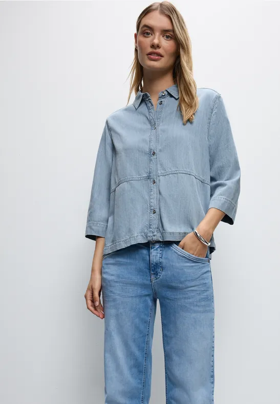 Denim blouse null